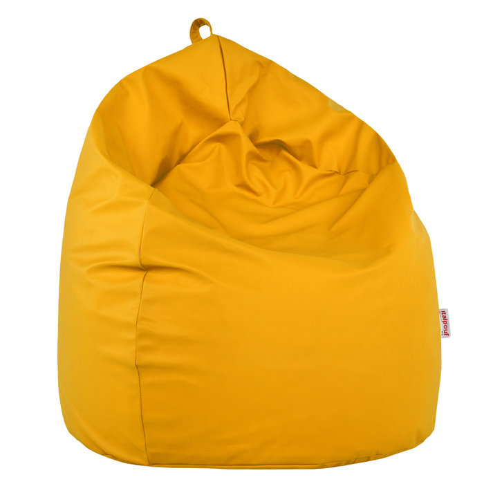Gelb Kindersitzsack Kunstleder Mädchen