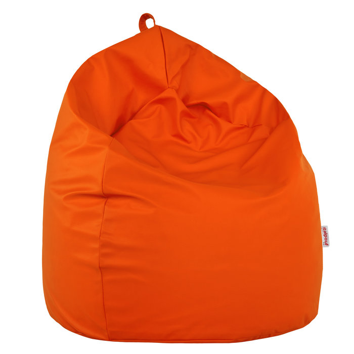 Orange Kindersitzsack Kunstleder Bag