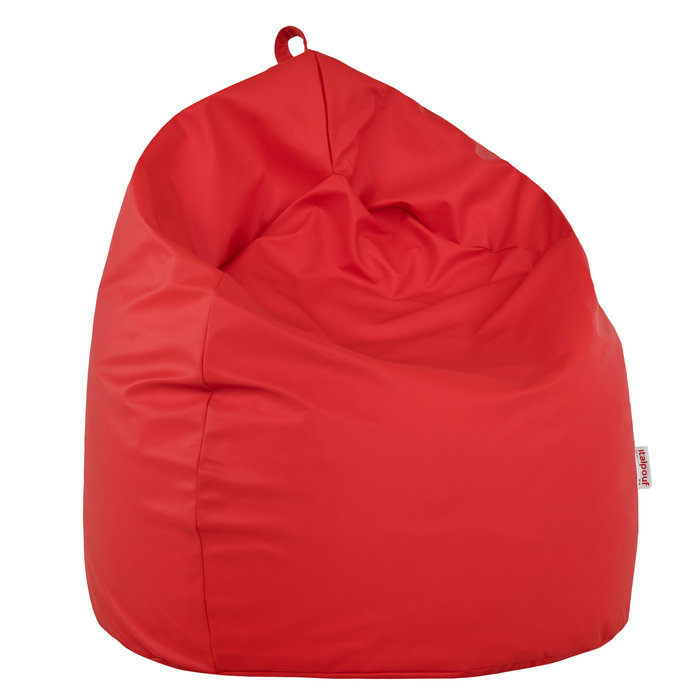 Rot Kindersitzsack Kunstleder Wohnzimmer