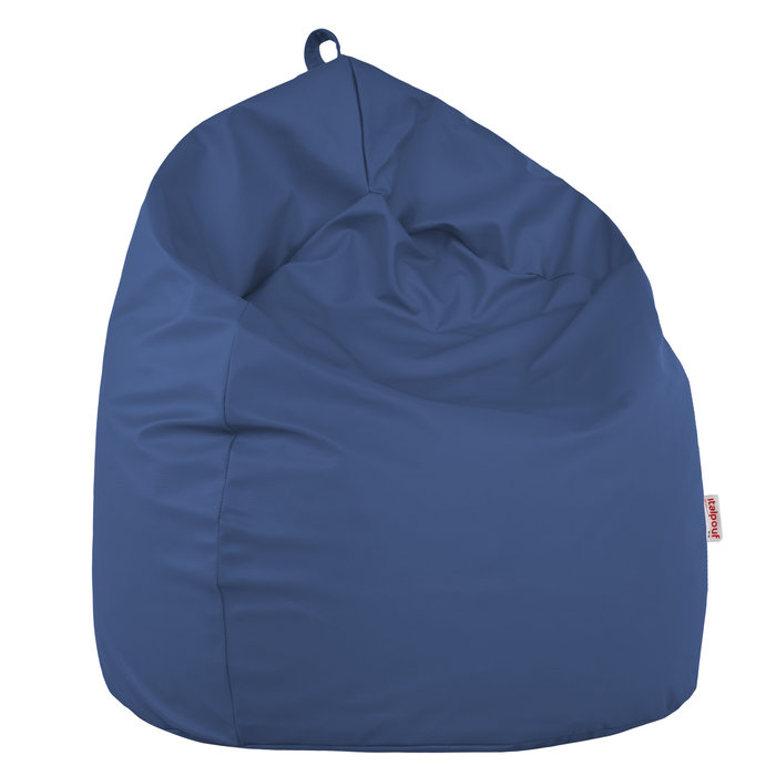 Blau Kindersitzsack Kunstleder Junge