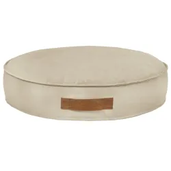 Rundes Hundebett und Katzenbett 80 cm - Soft-Velours