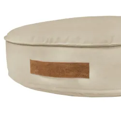 Rundes Hundebett und Katzenbett 100 cm - Soft-Velours – Ansicht 2