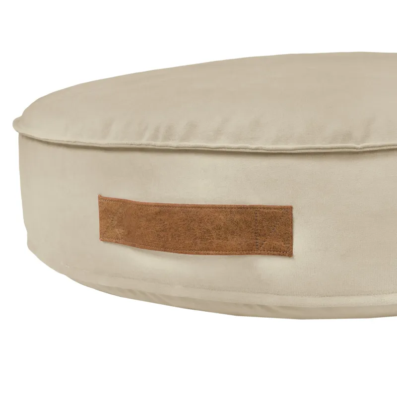Rundes Hundebett und Katzenbett 100 cm - Soft-Velours – Ansicht 2
