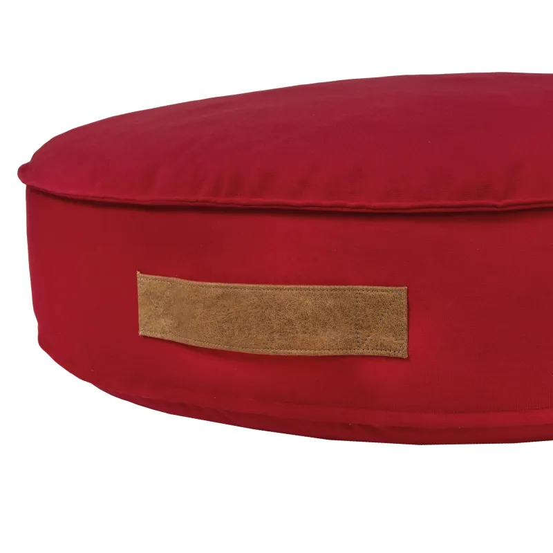 Rundes Hundebett und Katzenbett 100 cm - Soft-Velours – Ansicht 8
