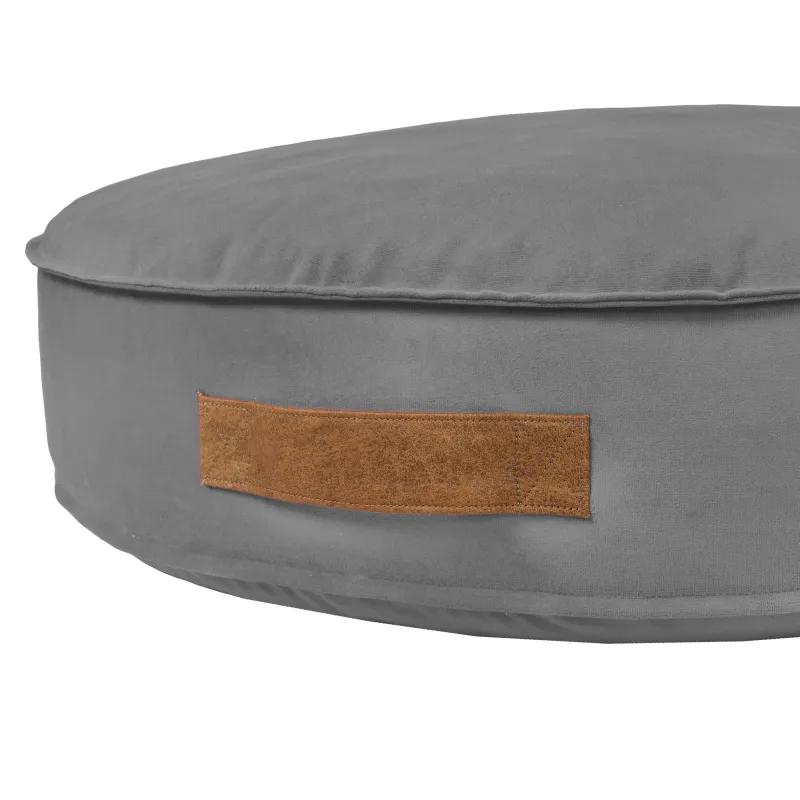 Rundes Hundebett und Katzenbett 100 cm - Soft-Velours – Ansicht 16