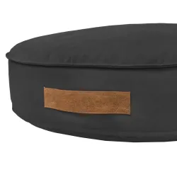 Rundes Hundebett und Katzenbett 100 cm - Soft-Velours – Ansicht 18
