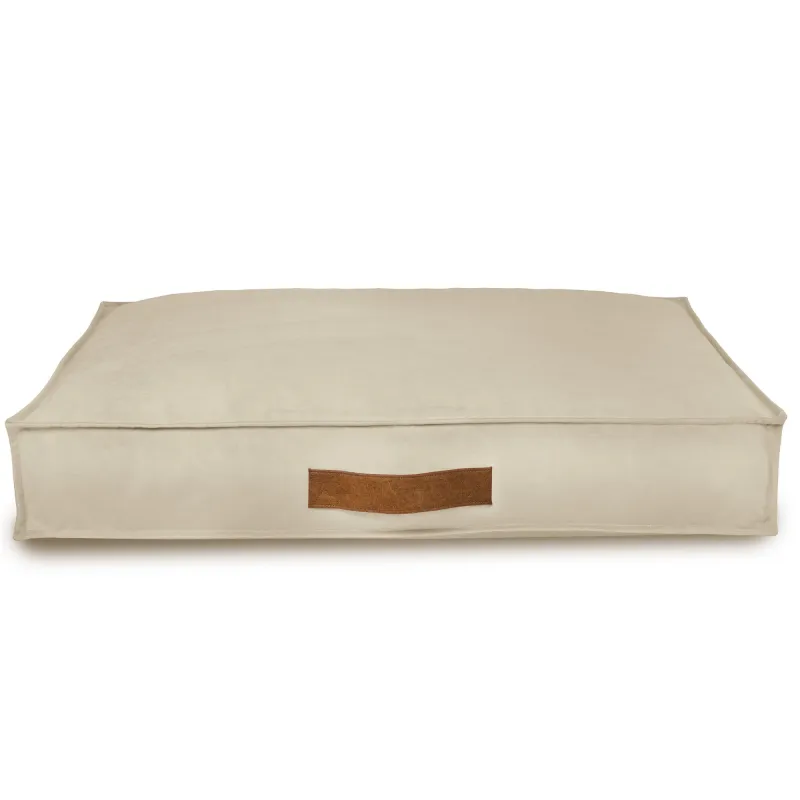 Rechteckiges Hundebett und Katzenbett 80x120 cm - Soft-Velours – Ansicht 2