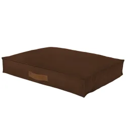 Rechteckiges Hundebett und Katzenbett 80x120 cm - Soft-Velours – Ansicht 5