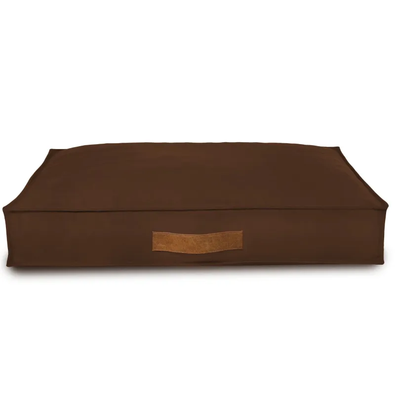 Rechteckiges Hundebett und Katzenbett 80x120 cm - Soft-Velours – Ansicht 6
