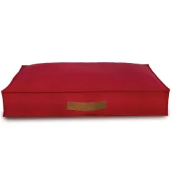 Rechteckiges Hundebett und Katzenbett 80x120 cm - Soft-Velours – Ansicht 10