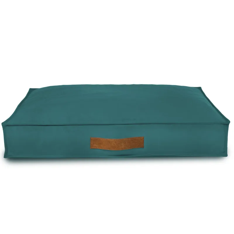 Rechteckiges Hundebett und Katzenbett 80x120 cm - Soft-Velours – Ansicht 12