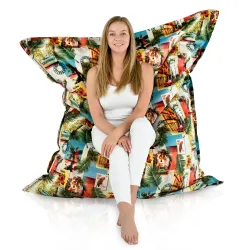 sitzkissen XXL für Erwachsene - Premium Print-Stoff – Ansicht 102