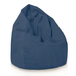 Sitzsack Klassik -Struktur-Velours Dot