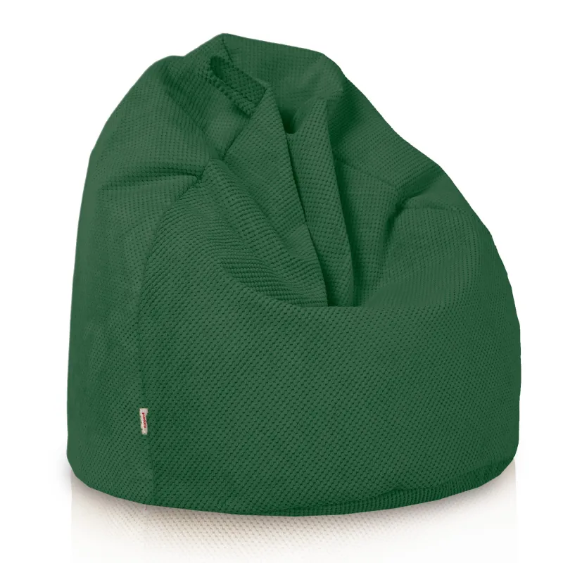 Riesensitzsack XXL für Erwachsene -Struktur-Velours Dot – Ansicht 25