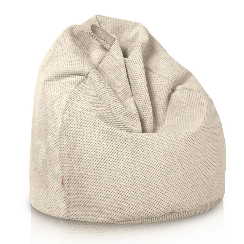Riesensitzsack XXL für Erwachsene -Struktur-Velours Dot – Ansicht 33