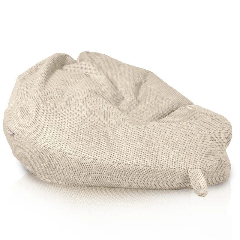 Riesensitzsack XXL für Erwachsene -Struktur-Velours Dot – Ansicht 34
