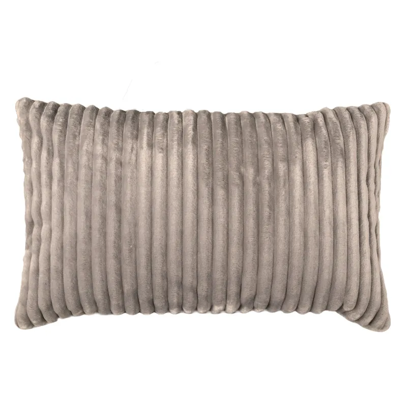 Rechteckiges Dekokissen 30x50 cm - Breitcord Stripe