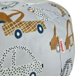 Runder Fußhocker - Premium Print-Stoff – Ansicht 73