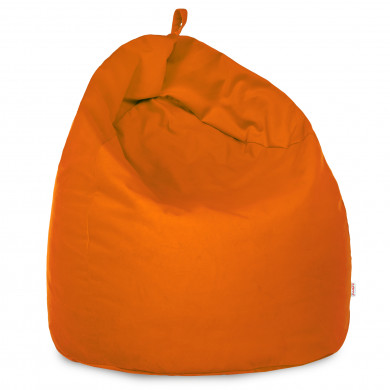 Orange Sitzsack XXL Plüsch Kinderzimmer