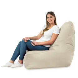 Sitzsack-Sessel mit Rückenlehne Bali - Soft-Velours – Ansicht 66