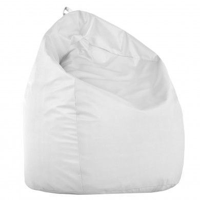 Weiß Sitzsack Kunstleder