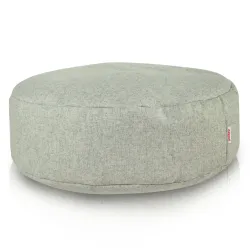 Runder Fußhocker - Edle Premium-Wolle