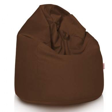 Dunkelbraun Sitzsack Plüsch