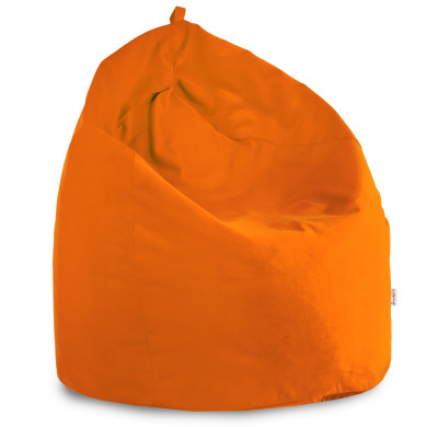Orange Sitzsack XL Plüsch
