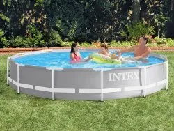 366 x 76 cm 16in1 INTEX 26712 Gartenregalpool + Sprudelmaschine GRATIS