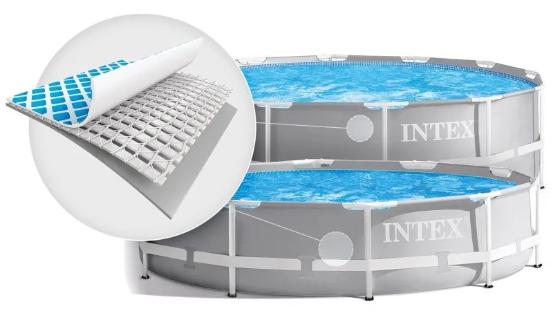 366 x 76 cm 16in1 INTEX 26712 Gartenregalpool + Sprudelmaschine GRATIS