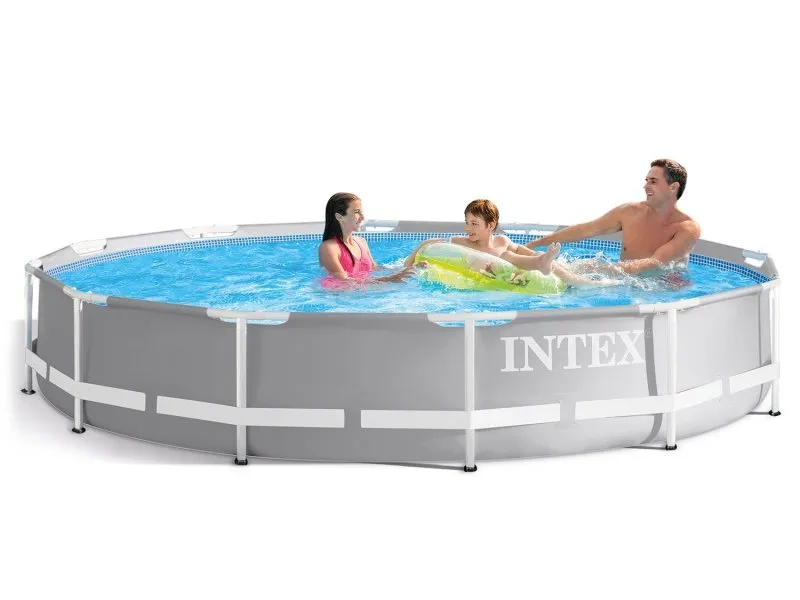 366x76 16in1 INTEX 26712 Gartenpool mit Regal.