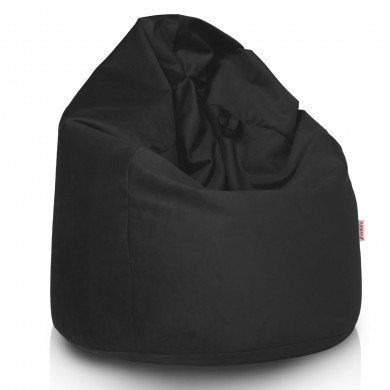 Schwarz Sitzsack Plüsch