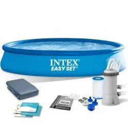 Garten Aufblasbar Pool mit Pumpe 457 x 84 cm 4in1 INTEX 28158