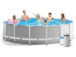 Gestellter Gartenpool 457x122 cm Satz 17in1 INTEX 26726