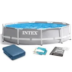 Garten Stahlrahmenbecken 305 x 76 cm 6-in-1 Set INTEX 26700