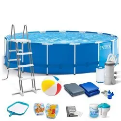 INTEX 28242 Stahlrahmen Pool 457 x 122 cm 17in1