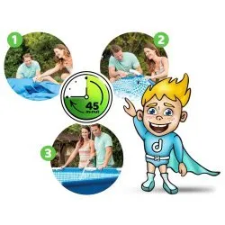 Gestellter Gartenpool 457 x 122 cm 17in1 INTEX 28242