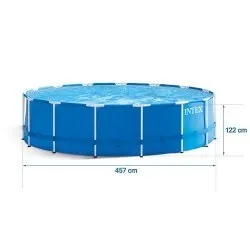 Gestellter Gartenpool 457 x 122 cm 17in1 INTEX 28242