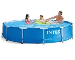 Gestellter Gartenpool 366 x 76 cm 6-in-1 Set INTEX 28210