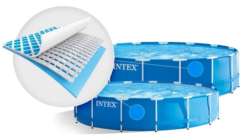 Gestellter Gartenpool 366 x 76 cm 6-in-1 Set INTEX 28210