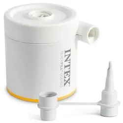Veloursmatratze für eine Person mit elektrischer Pumpe 191x76x17 cm INTEX 64097.