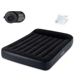 Aufblasbare Doppel-Luftmatratze mit integrierter Pumpe INTEX 64148