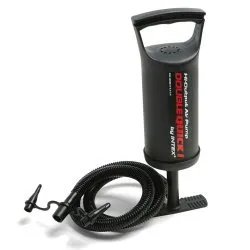 Aufblasbare Matratze mit Kolbenpumpe und zwei Kopfkissen INTEX 64765