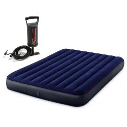 Aufblasbare Matratze mit Kolbenpumpe und zwei Kopfkissen INTEX 64765