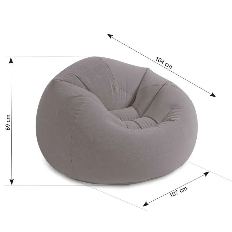 Aufblasbarer Sessel aufblasbar pouffe INTEX 68579