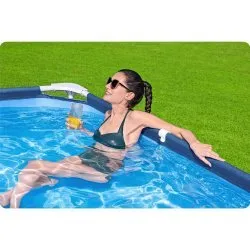 Bestway 56405N 400 x 211 x 81 cm 15in1 Gartenpool mit Regal