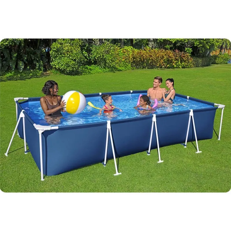 Bestway 56405N 400 x 211 x 81 cm 15in1 Gartenpool mit Regal