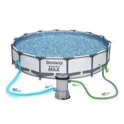 427 x 84 cm Rahmen Garten Pool Set 17in1 Bestway 56595.