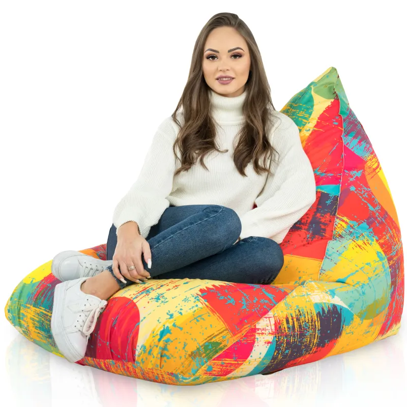 Boden-Sitzsack XL Bermuda - Premium Print-Stoff – Ansicht 60