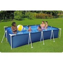 Gestellter Gartenpool 400 x 211 x 81 cm 4in1 Bestway 56405N.